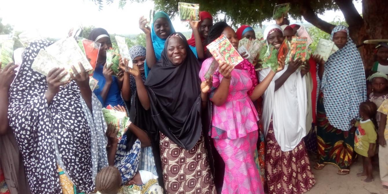 Home garden seeds – Spinach, Okro, Hibiscus, Moringa, Tomatoes and Pepper- distributed to Yelwa and other nutrition beneficiaries Home garden seeds – Spinach, Okro, Hibiscus, Moringa, Tomatoes and Pepper- distributed to Yelwa and other nutrition beneficiaries
